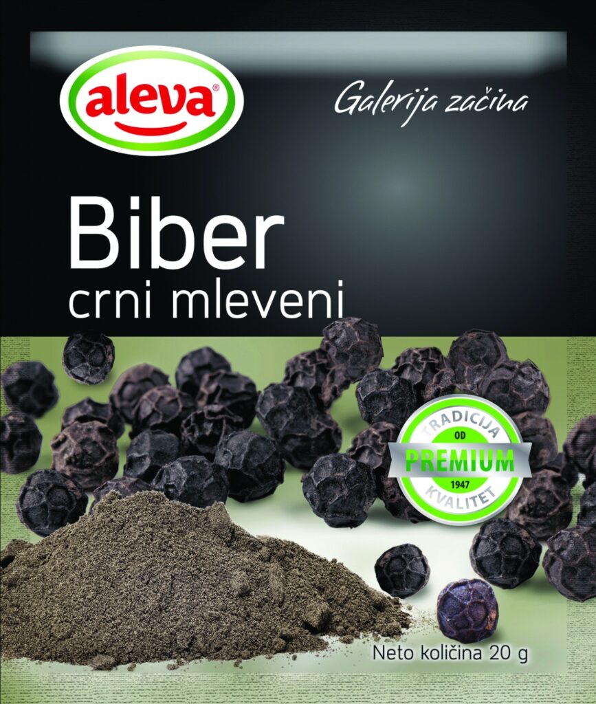 Aleva biber Crni Mleveni 20 g
