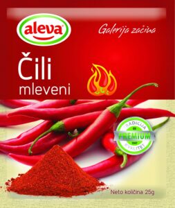 Aleva začin Čili Mleveni 25 g