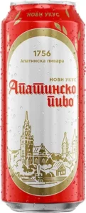 Pivo svetlo Apatinsko can 0,5 l