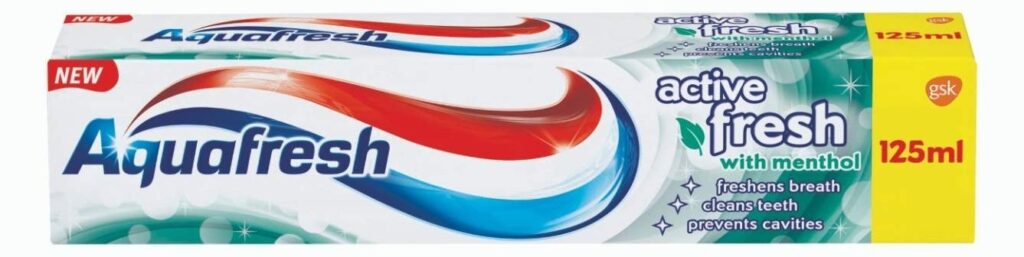 Pasta/zube Aquafresh Active Fresh 125 ml