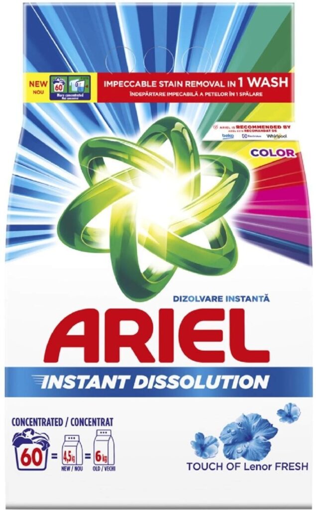 Ariel det Tol Color 60pr 4.5 kg
