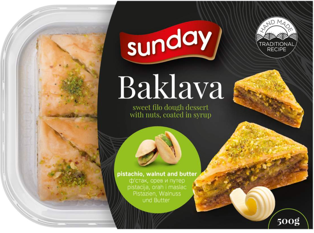 Baklava Pistaći i Puter 500 g Domeni