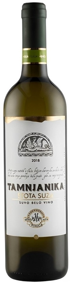 Vino belo Tamjan.Stota Suza Minic 0,75 l