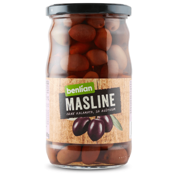 Masline Crne Kalamata sk 700 g bf