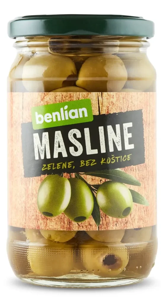 Masline Zelene bk 340 g bf