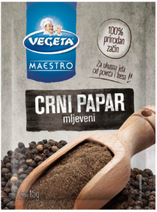 Vegeta biber Crni Mleveni 15 g