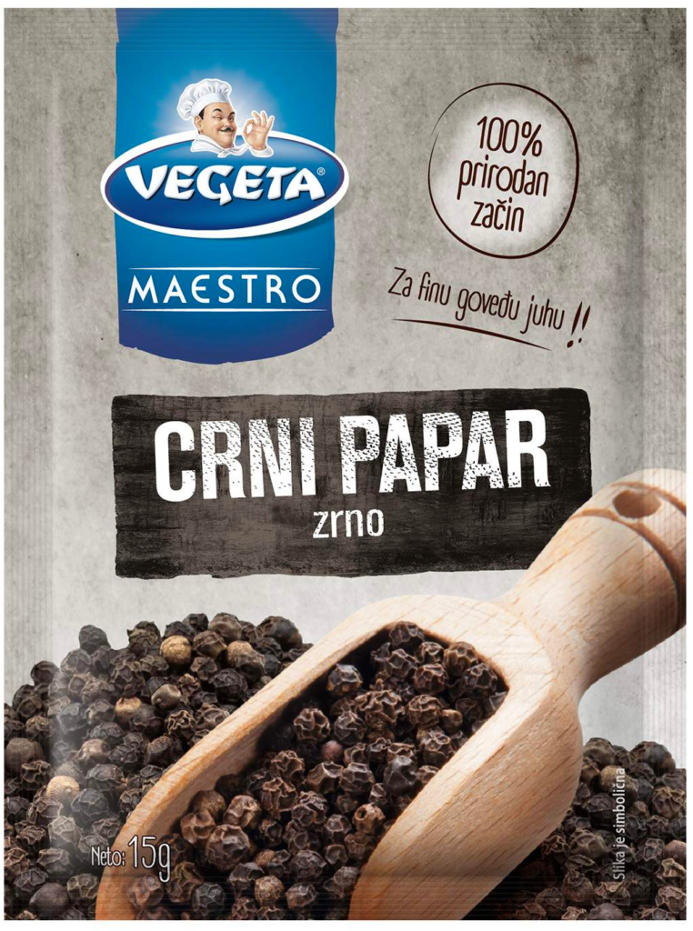 Podravka crni Biber Zrno 15 g