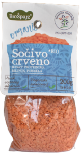 Sočivo Crveno Bio Org 200 g Bio Špajz