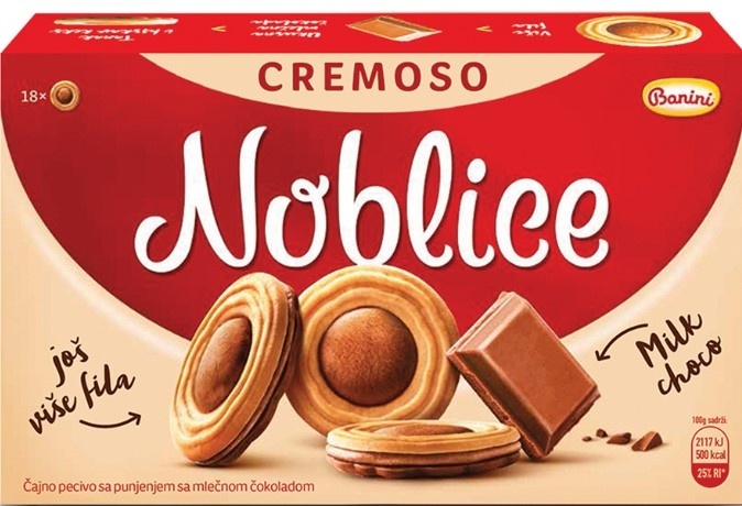 Keks Noblice Cremoso 190 g
