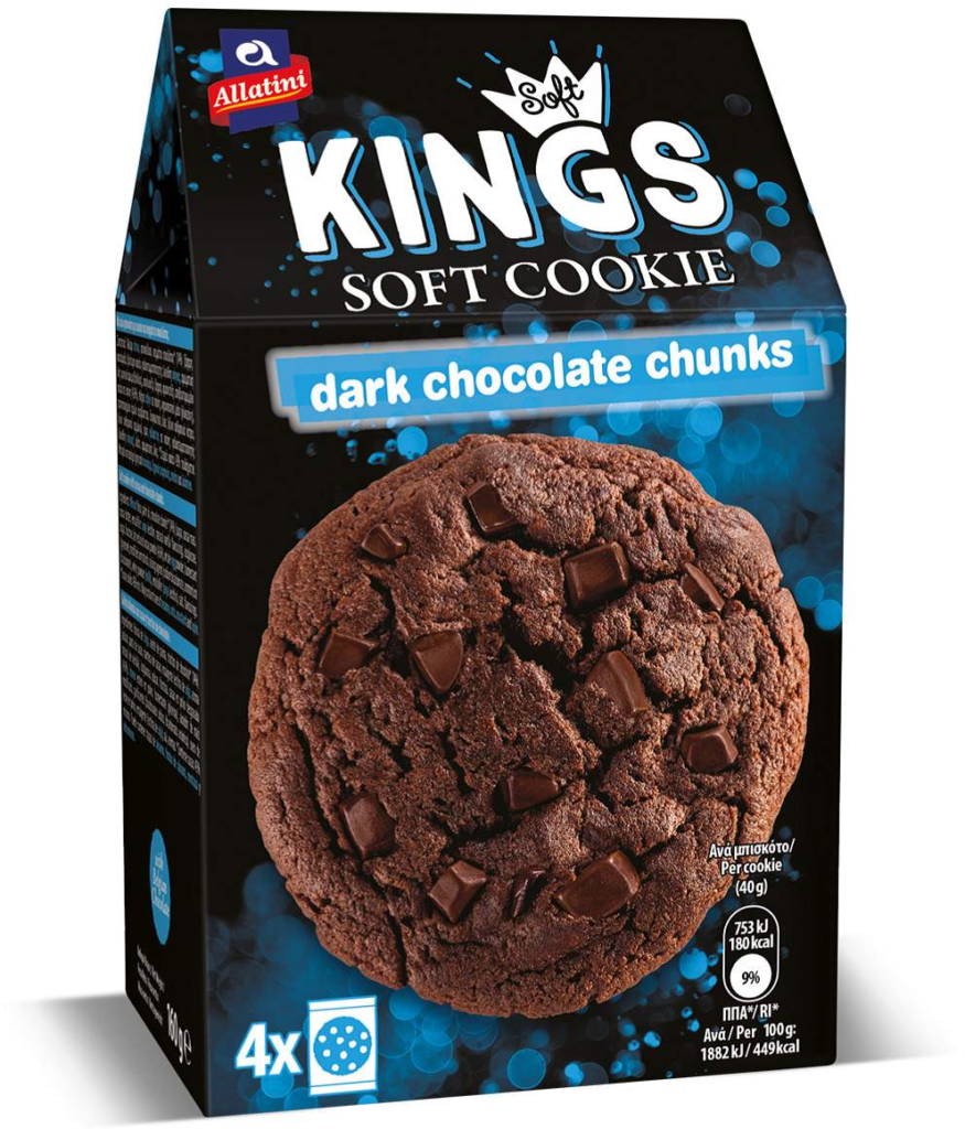 Biskvit Soft King komad. crne cok.160 g