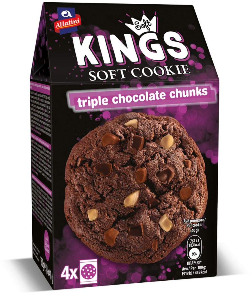 Biskvit Soft King 3 vrste čokolade 160 g