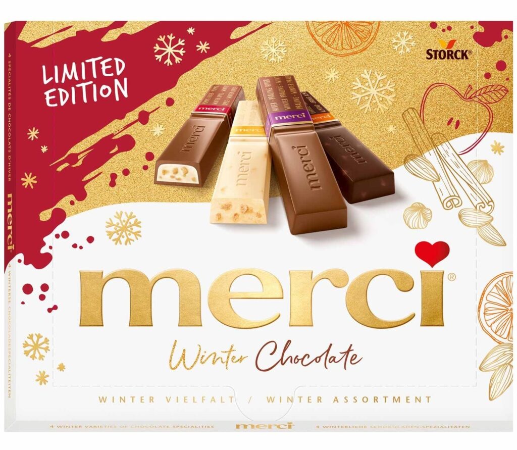 Bombonjera Merci Winter 250 g Storck