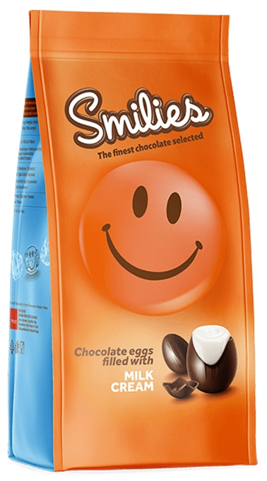 Bombonjera mlecni krem Smilies 138 g