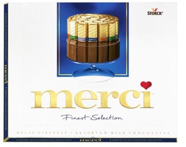 Bombonjera mlecna Merci 250 g