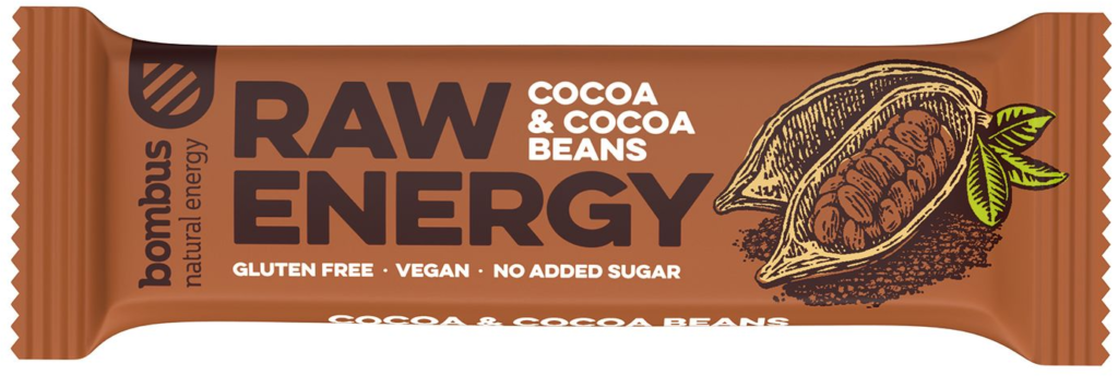Bar Raw Energy Cocoa&cocoa Beans 50