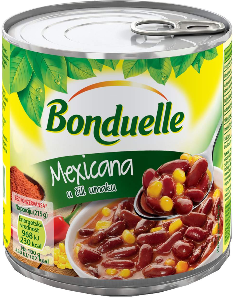 Pasulj Crven Kukuruz Cili 430 g Bond