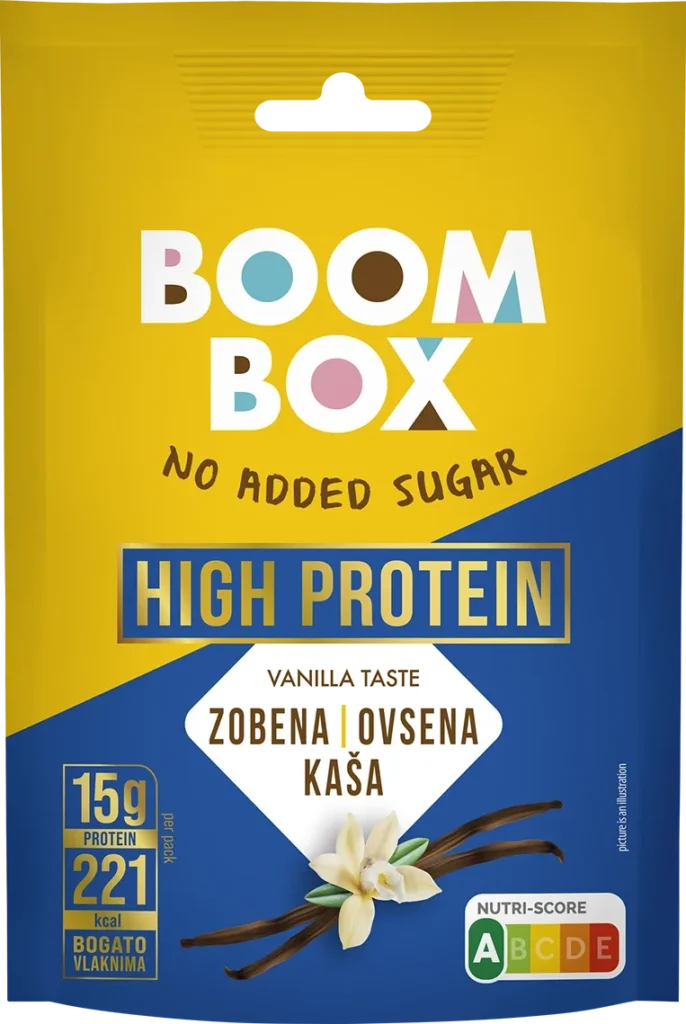 Kaša Ovs Protein Vanila 60 g Boom bo