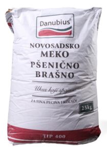25 kg Ps. Brašno T-400-stand.-var.