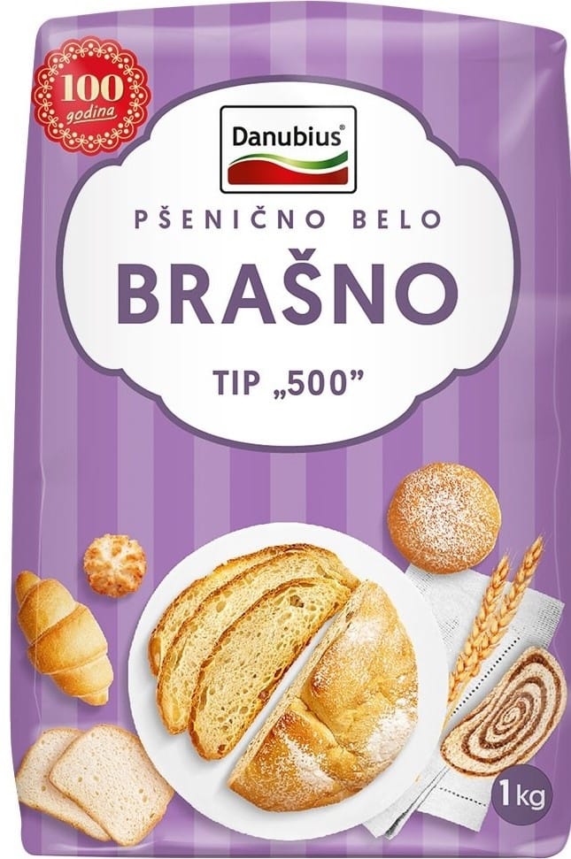 Danubius brašno pšenično T-500 1 kg