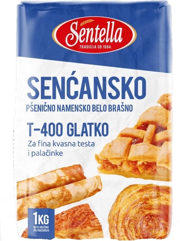 Psen.brašno T-400 glatko Zito Promet 1 kg