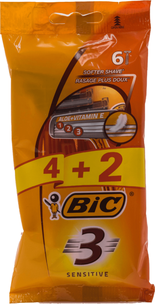 Brijač Bic 3 Sensitive p of 4+2