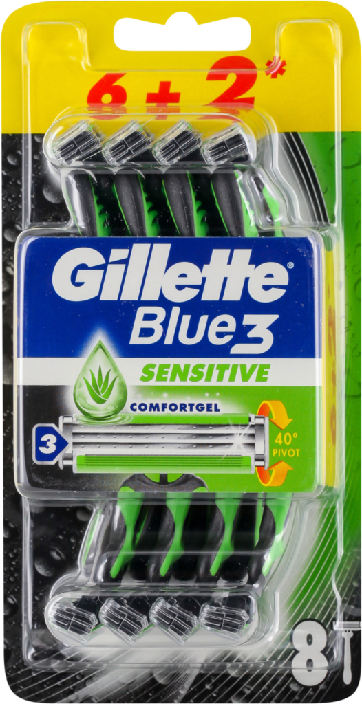 Brijač Blue Sensitive 6+2 Gillette