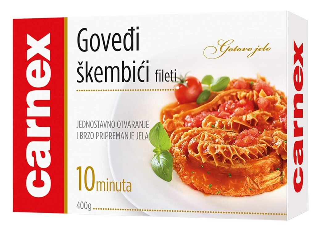 Carnex gotovo jelo govedji skembici 400 g