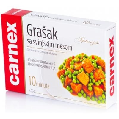 Carnex grašak Svinjsko Meso 400 g