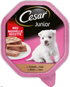 Hr.za pse curka,telet.Cesar Junior 150 g