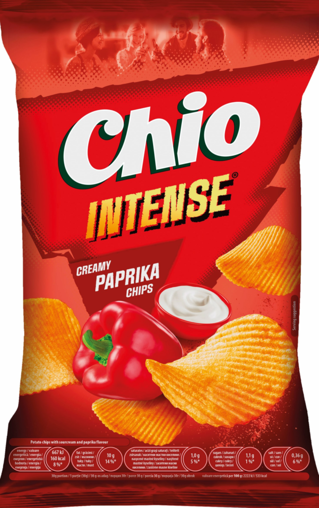 Čips Chio Inten Creamy Paprika 120 g