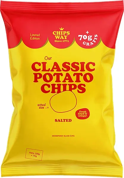 Čips Chips Way Our Classic 230 G+70 g