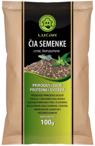 Čia Seme Crno Konzumno 100 g Lučar