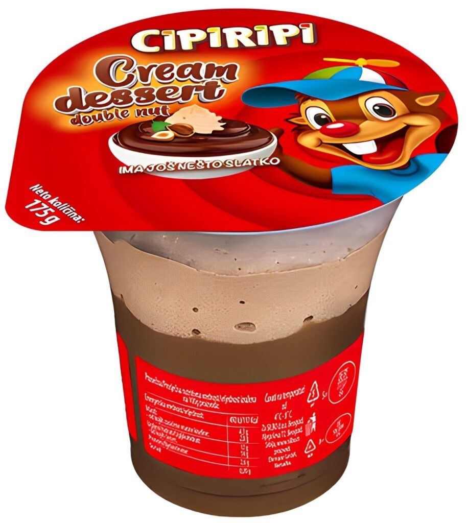 Cipiripi Cream Dessert Double Nut 175 g