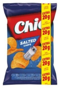 Cips Chio 130 g + 20 g Gratis Salted