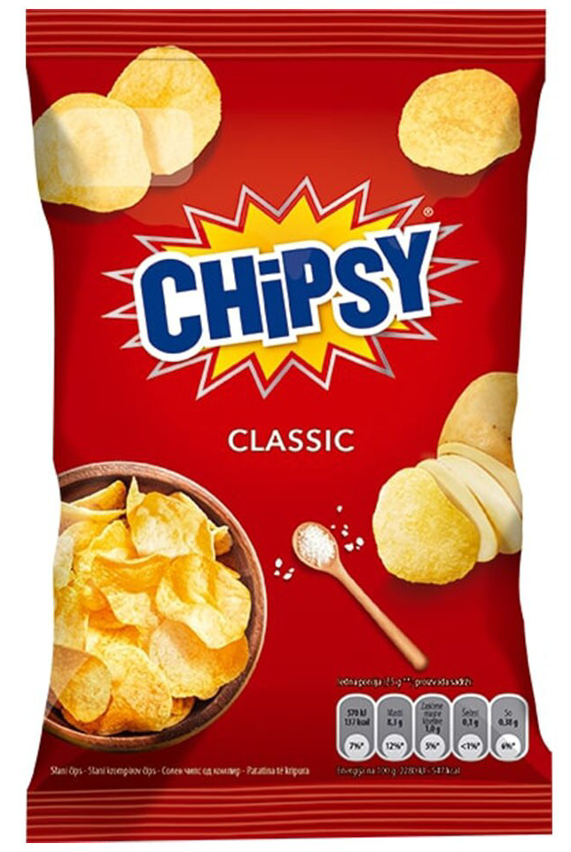 Chipsy cips slani 25 g