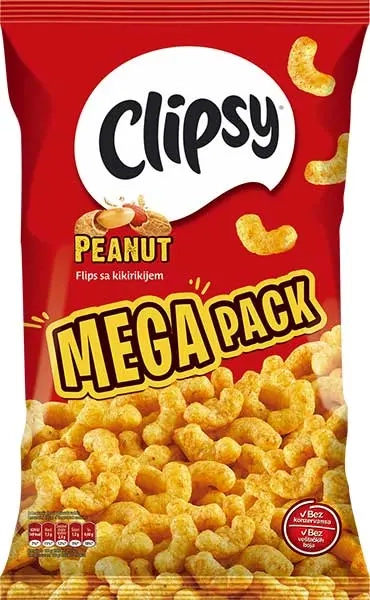 Flips Peanut 240 g Clipsy