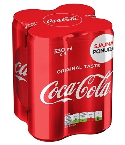 Coca Cola multipack fol 4x 0.33 l CAN