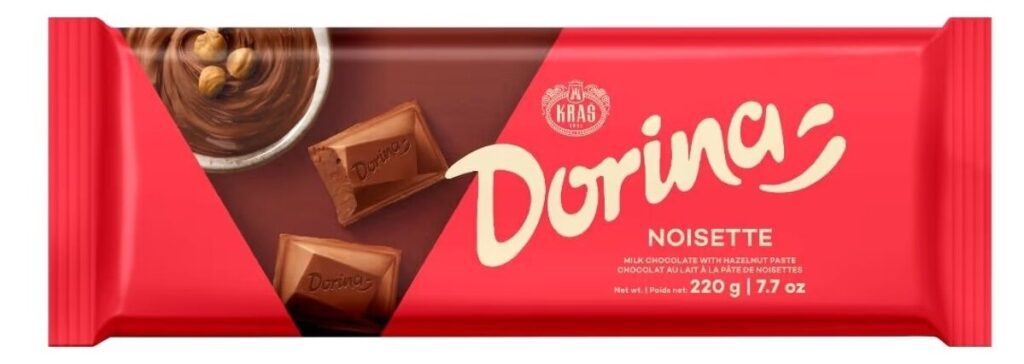 Čokolada Noisette 220 g Dorina