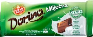 Kraš čokolada Dorina ml Stevia 80 g
