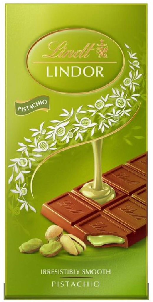 čokolada Lindor pistaci Lindt 100 g