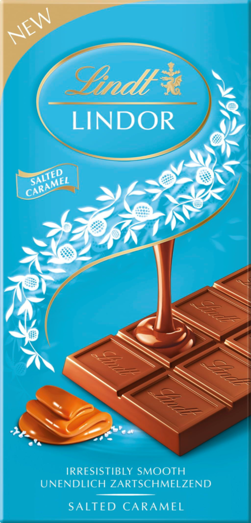 Čokolada Lindor Salted Caramel 100 g