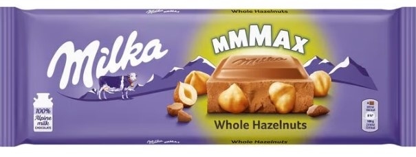 Milka čokolada Wholenuts 270 g