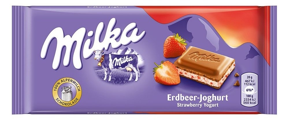 Milka čokolada mlecna strawbery 100 g