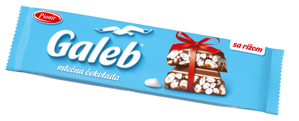 Pionir čokolada Galeb Riža 180 g