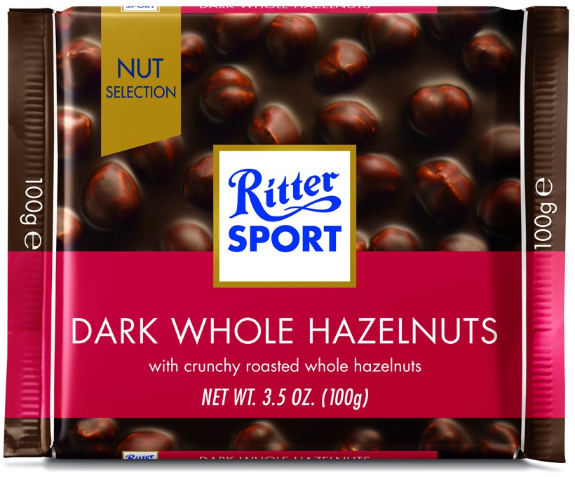 Čokolada Dark Who Hazeln 100 g Ritte