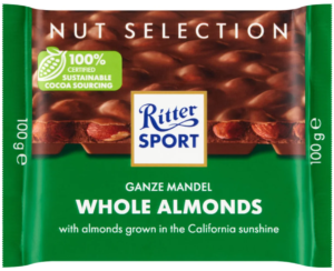 čokolada sa bademom Ritter Sport 100 g