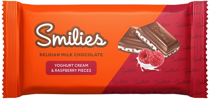 Čokolada Malina 98 g Smilies