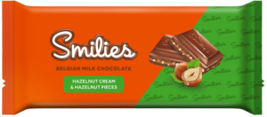 Čokolada Komadići Lešnik 98 g Smilies