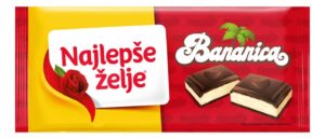 čokolada Bananica Najlepse zelje 100 g