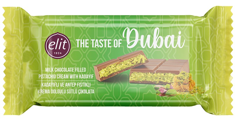 Bar Čok Elit Dubai Filled Pistac 30 g